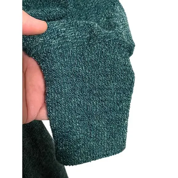 Francescas Harper Heritage Green Sweater Dress L Surplice Open Back Bow Boho NWT - Picture 5 of 10